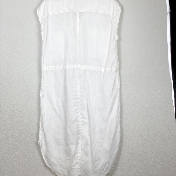 Linen Dress Free People Meet Me Halfway Linen Shirt Dress - Picture 5 of 16